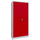 Metallschrank abschließbar 195x92,5x60 rot