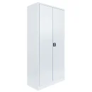 Metallschrank abschlie&szlig;bar 195x92,5x60 wei&szlig;
