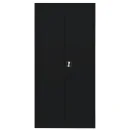 Metallschrank abschließbar 195x92,5x60 schwarz