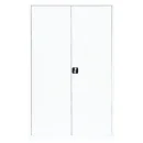 Metallschrank abschließbar 195x120 weiß