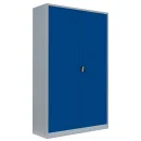 XL Metallschrank abschließbar 195x120 blau
