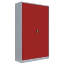 XL Metallschrank abschließbar 195x120 rot