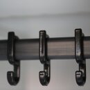 Lüllmann® Metallspind mit 2 Abteilen - weiß