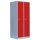 Lüllmann® XL Metallspind für 2 Personen - grau/rot