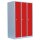 Lüllmann® XL Metallspind für 3 Personen - grau/rot
