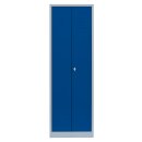 L&uuml;llmann&reg; XL Metallspind f&uuml;r 1 Person mit 2 Abteilen - grau/blau