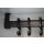 Lüllmann® XL Metallspind für 1 Person mit 2 Abteilen - grau/anthrazit