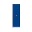 L&uuml;llmann&reg; Metallspind f&uuml;r 1 Person mit 2 Abteilen - grau/blau