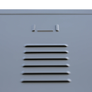 L&uuml;llmann&reg; Metallspind f&uuml;r 2 Personen mit 4 Abteilen - grau
