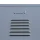 Lüllmann® Metallspind für 2 Personen mit 4 Abteilen - grau/blau