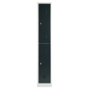 Lüllmann® Metallspind mit 2 Fächern -...