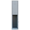 Steelboxx Komfort Spind/Garderobenschrank 2 Fächer...