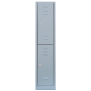Lüllmann® XL Metallspind mit 2 Fächern - grau
