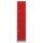 Lüllmann® XL Metallspind mit 2 Fächern - grau/rot