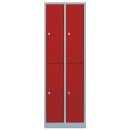 Steelboxx Spind Garderobenschrank 4 Fächer Schrank...