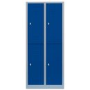 Steelboxx Komfort Spind Garderobenschrank 4 Fächer...