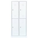Steelboxx Komfort Spind Garderobenschrank 4 Fächer...