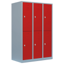 Lüllmann® XL Metallspind mit 6 Fächern -...
