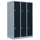 Lüllmann® XL Metallspind mit 6 Fächern -...