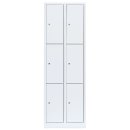 L&uuml;llmann&reg; F&auml;cherschrank mit 6 F&auml;chern - wei&szlig;