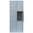 L&uuml;llmann&reg; XL F&auml;cherschrank mit 6 F&auml;chern - grau