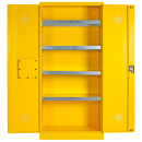 L&uuml;llmann&reg; XL Gefahrstoffschrank - 4 Wannenb&ouml;den - gelb