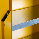 L&uuml;llmann&reg; XL Gefahrstoffschrank - 4 Wannenb&ouml;den - gelb