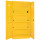 Lüllmann® XL Gefahrstoffschrank - 4 Wannenböden - grau/gelb