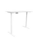 Elektrisch h&ouml;henverstellbarer Schreibtisch, 600-1250, 2000 x 800 mm, wei&szlig;