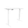 Elektrisch höhenverstellbarer Schreibtisch, 600-1250, 2000 x 800 mm, weiß