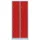 Lüllmann® XL Fächerschrank mit 6 Fächern - grau/rot