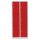 Lüllmann® XL Fächerschrank mit 6 Fächern - grau/rot