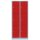 Lüllmann® XL Fächerschrank mit 6 Fächern - grau/rot