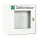 Lüllmann® AED - Defibrillator Schrank, 400 x 400 x 200 mm, weiß