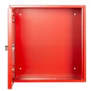 L&uuml;llmann&reg; AED - Defibrillator Schrank, 400 x 400 x 200 mm in feuerrot