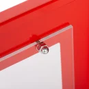 L&uuml;llmann&reg; AED - Defibrillator Schrank, 400 x 400 x 200 mm in feuerrot