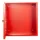 Lüllmann® AED - Defibrillator Schrank, 400 x 400 x 200 mm in feuerrot
