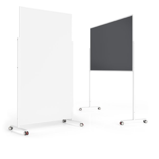 Design-Whiteboard VarioPin, White Edition, 1000 x 1800 mm