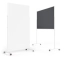 Design-Whiteboard VarioPin, White Edition, 1000 x 1800 mm