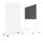Design-Whiteboard VarioPin, White Edition, 1000 x 1800 mm