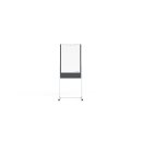 Design-Universalboard 3-in-1, Filz grau, 750 x 1200 mm