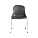 SET: 25x Formschalenstuhl Premium  450/800x 490x 520 mm, chrom/anthrazit