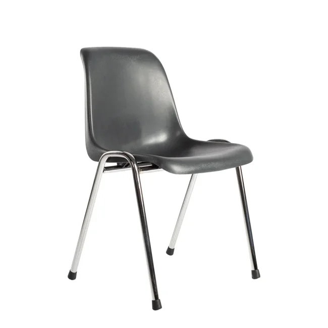 SET: 50x Formschalenstuhl Premium  450/800x 490x 520 mm, chrom/anthrazit