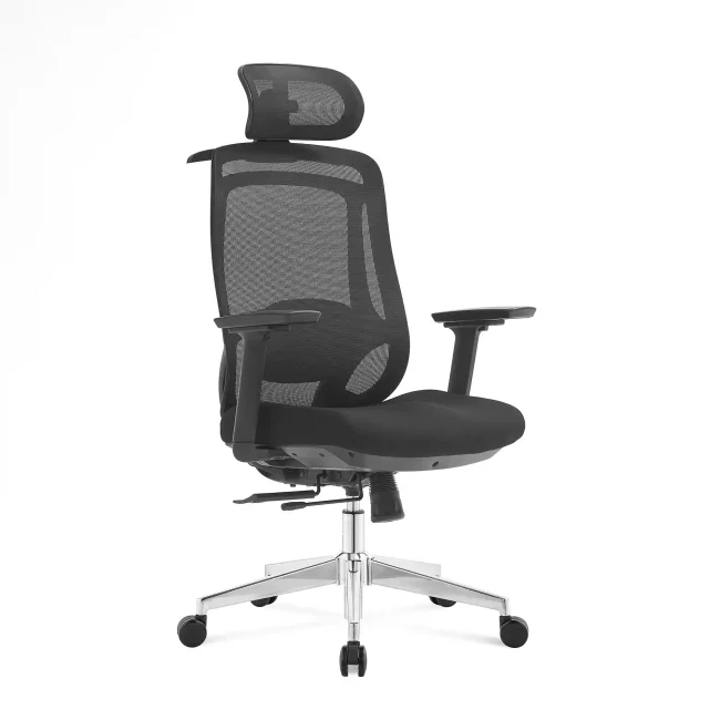 Bürodrehstuhl Flex, schwarz/schwarz