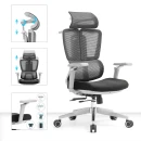 B&uuml;rodrehstuhl Flex Duo, schwarz/schwarz