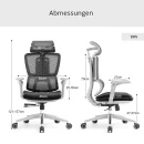 B&uuml;rodrehstuhl Flex Duo, schwarz/schwarz