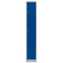 L&uuml;llmann&reg; F&auml;cherschrank mit 3 F&auml;chern - grau/blau