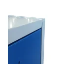 Gebraucht: XL Aktenschrank Metall 194,5x120 blau abschlie&szlig;bar