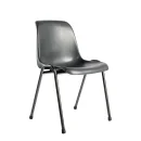 Komfort Formschalenstuhl - anthrazit/schwarz
