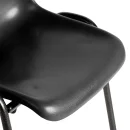 Komfort Formschalenstuhl - anthrazit/schwarz